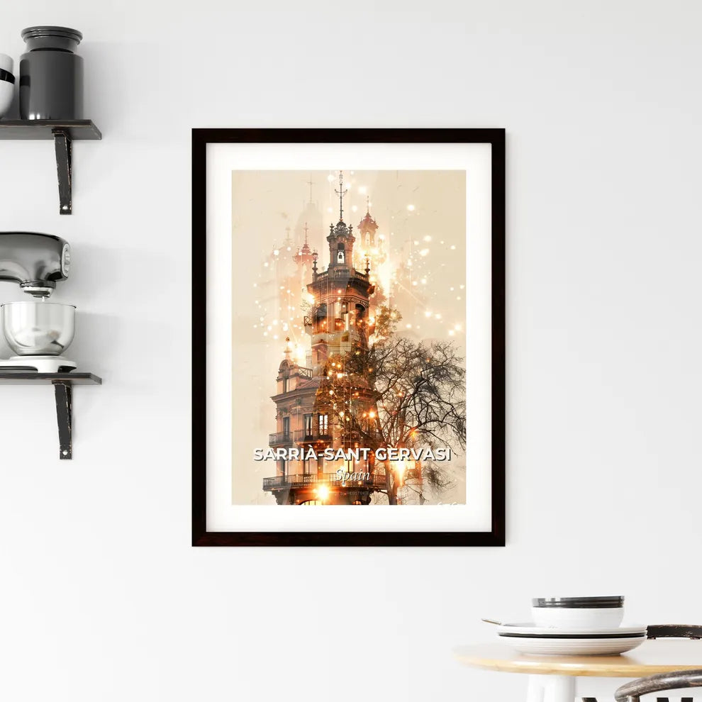 Barcelona Sarri Framed Print