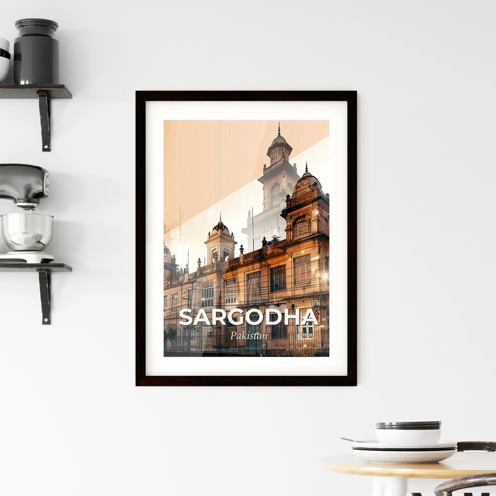 Sargodha: Tradition and Future United Framed Print