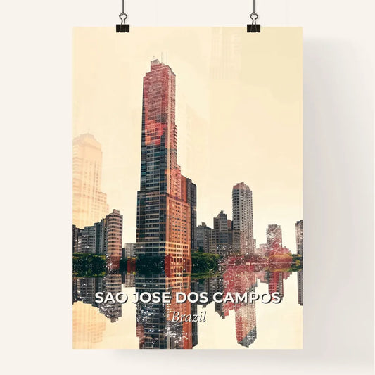 Sao Jose Skyline Art City Arch Poster