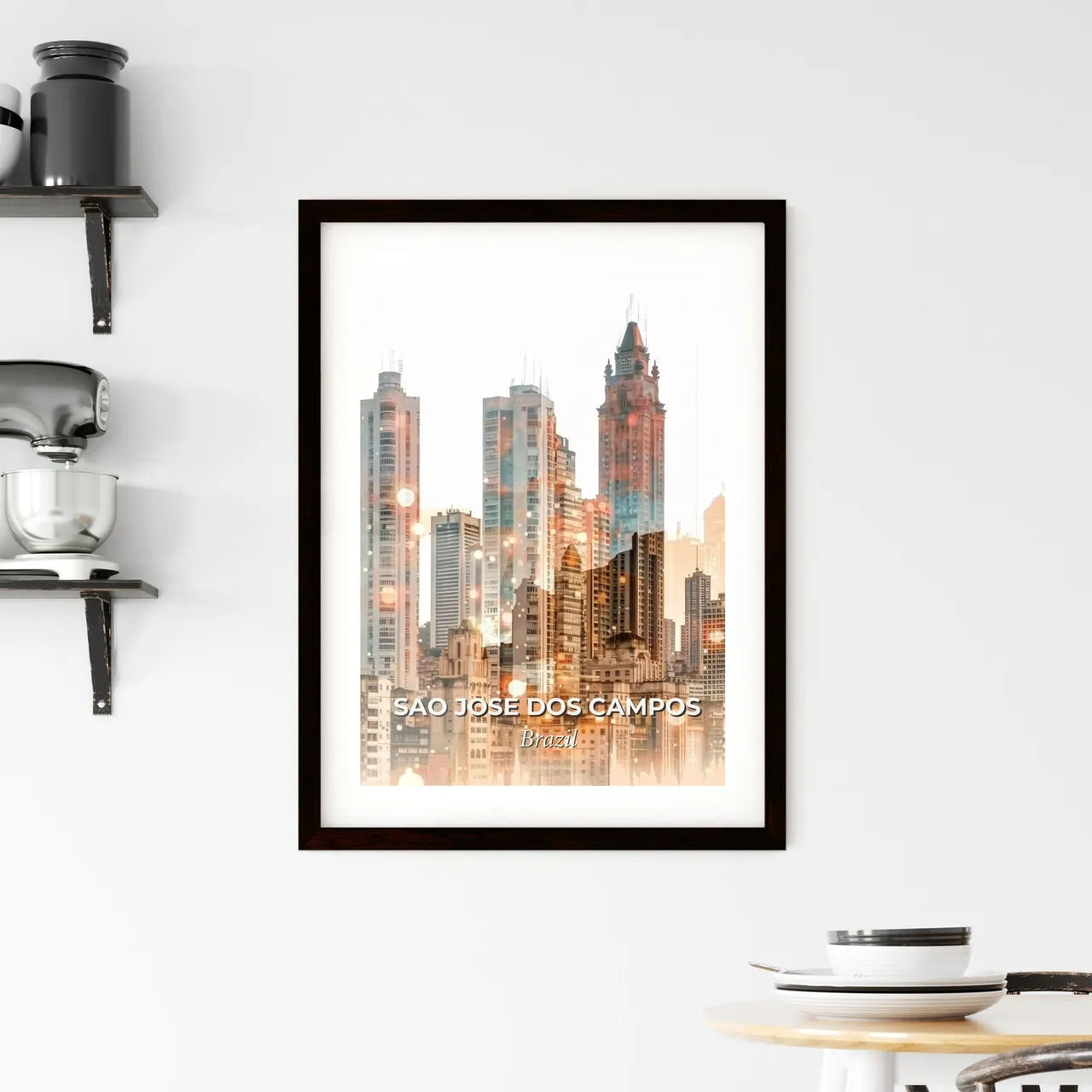 Sao Jose dos Campos: Local Vibes, Modern Twist Framed Print