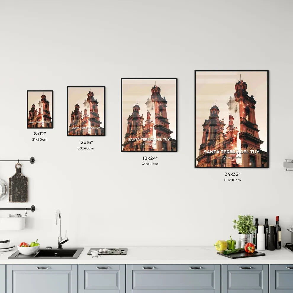 Santa Teresa del Tuy Skyline Composite Art Print Office Art