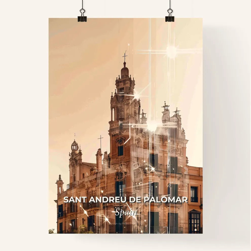 Sant Andreu de Palomar: City Skyline Meets Local Charm Poster