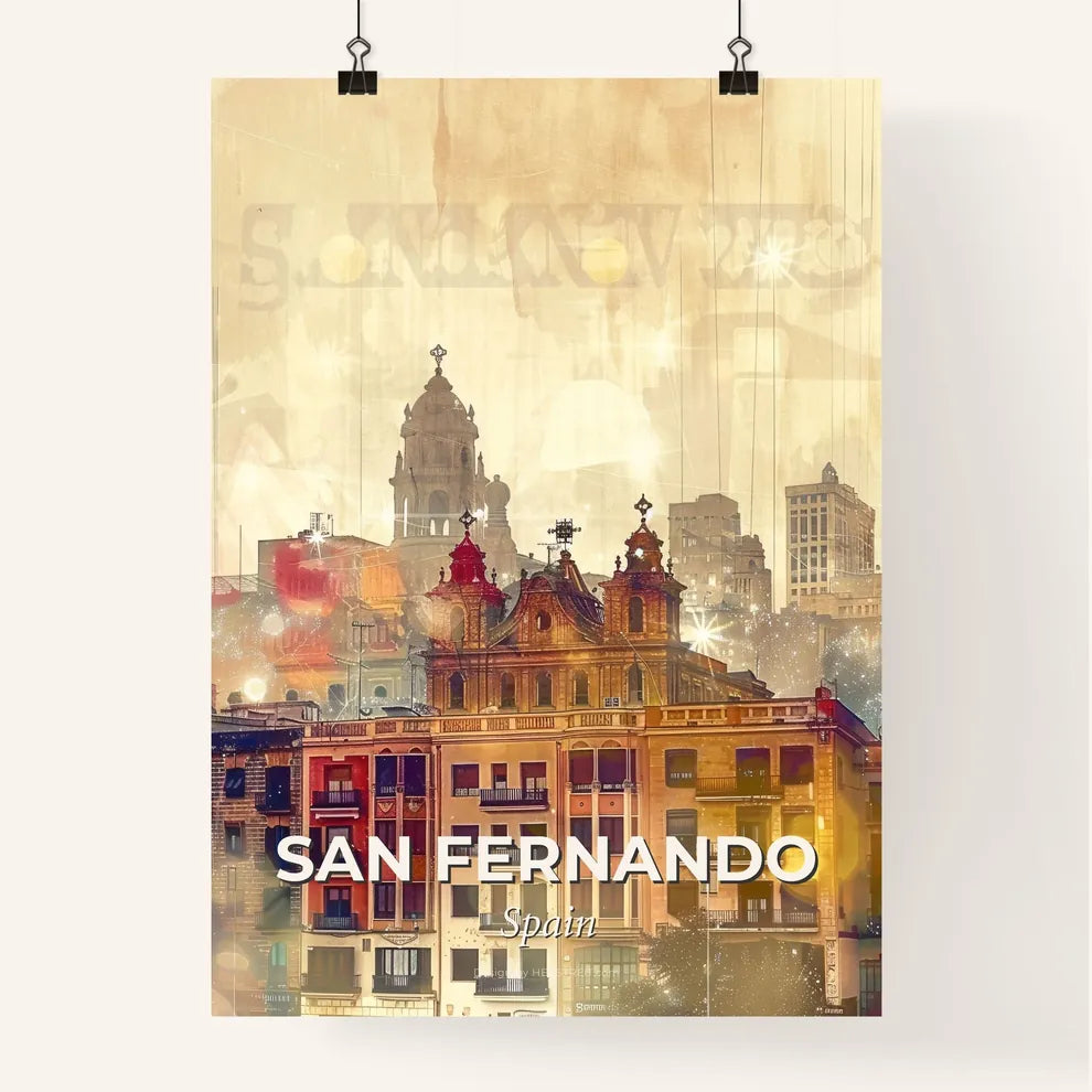 San Fernando: Artful City Skylines Poster