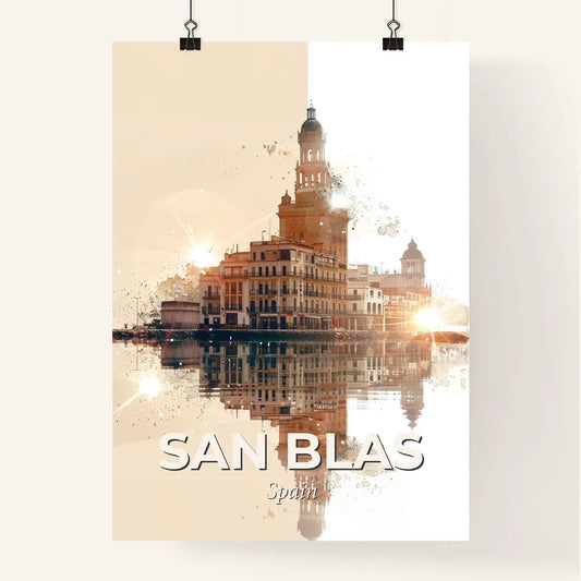San Blas Skyline Delight: Local Icons Blended Poster