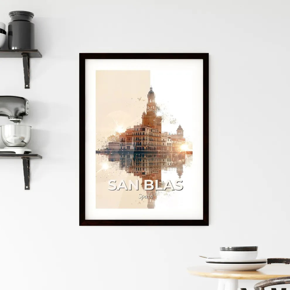 San Blas Skyline Delight: Local Icons Blended Framed Print