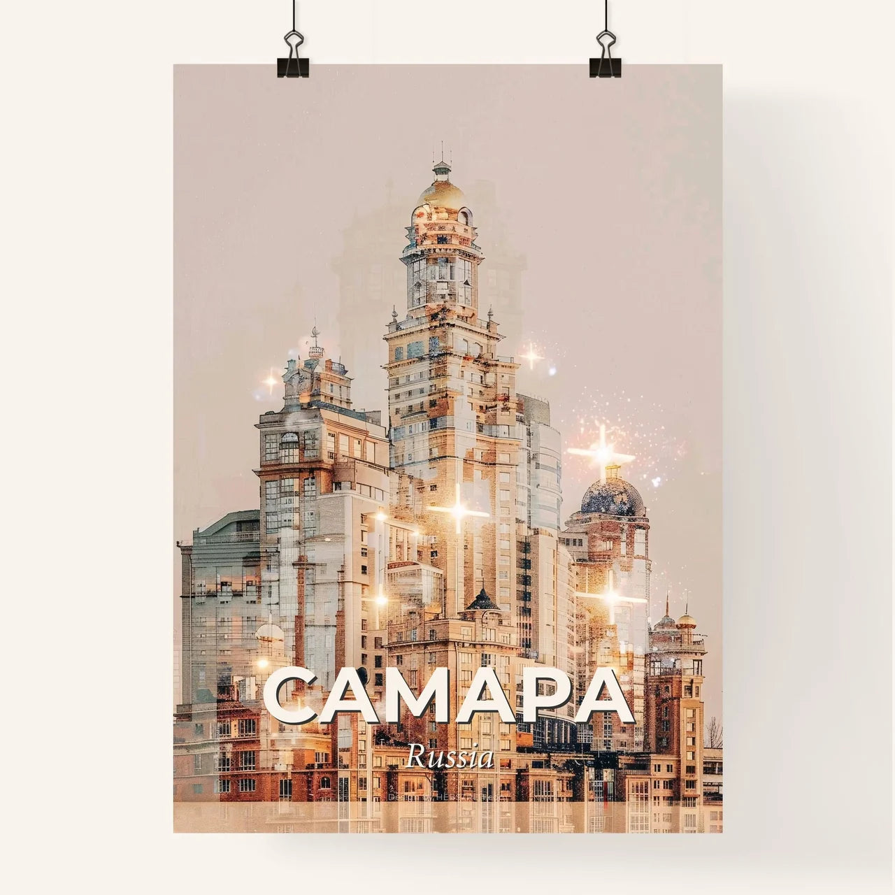 Samara Skyline Masterpiece Poster Poster