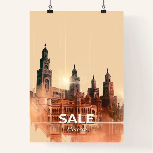 Sale Skyline Bright Beige Poster Art Poster