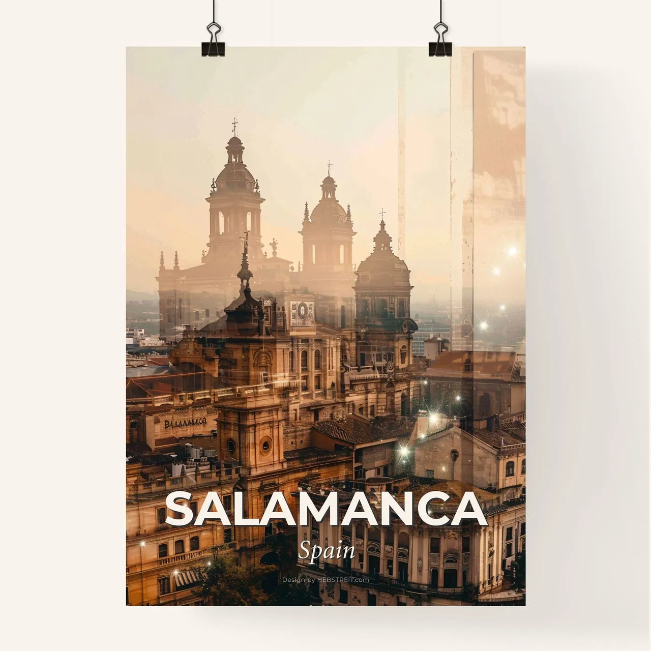 Salamanca: Skyline Cityscape Composite Poster Art Poster