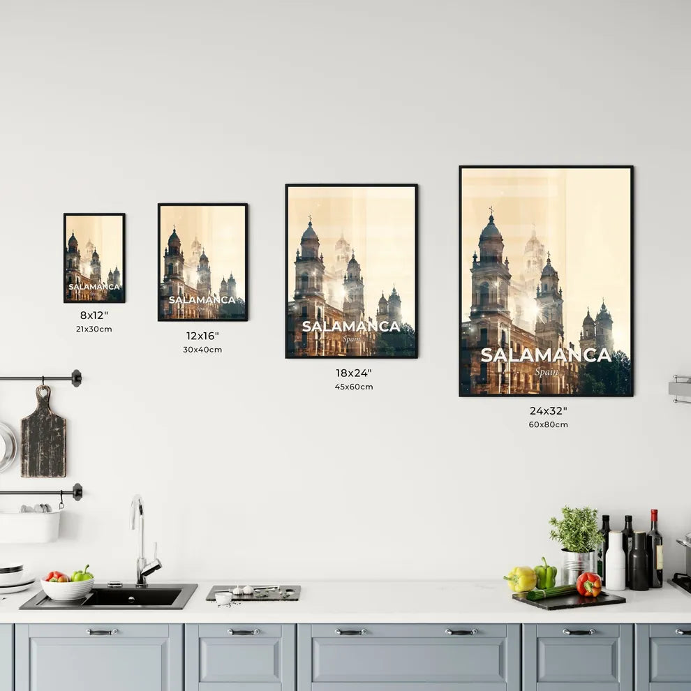 Salamanca Skyline Canvas Wall Art Office Art