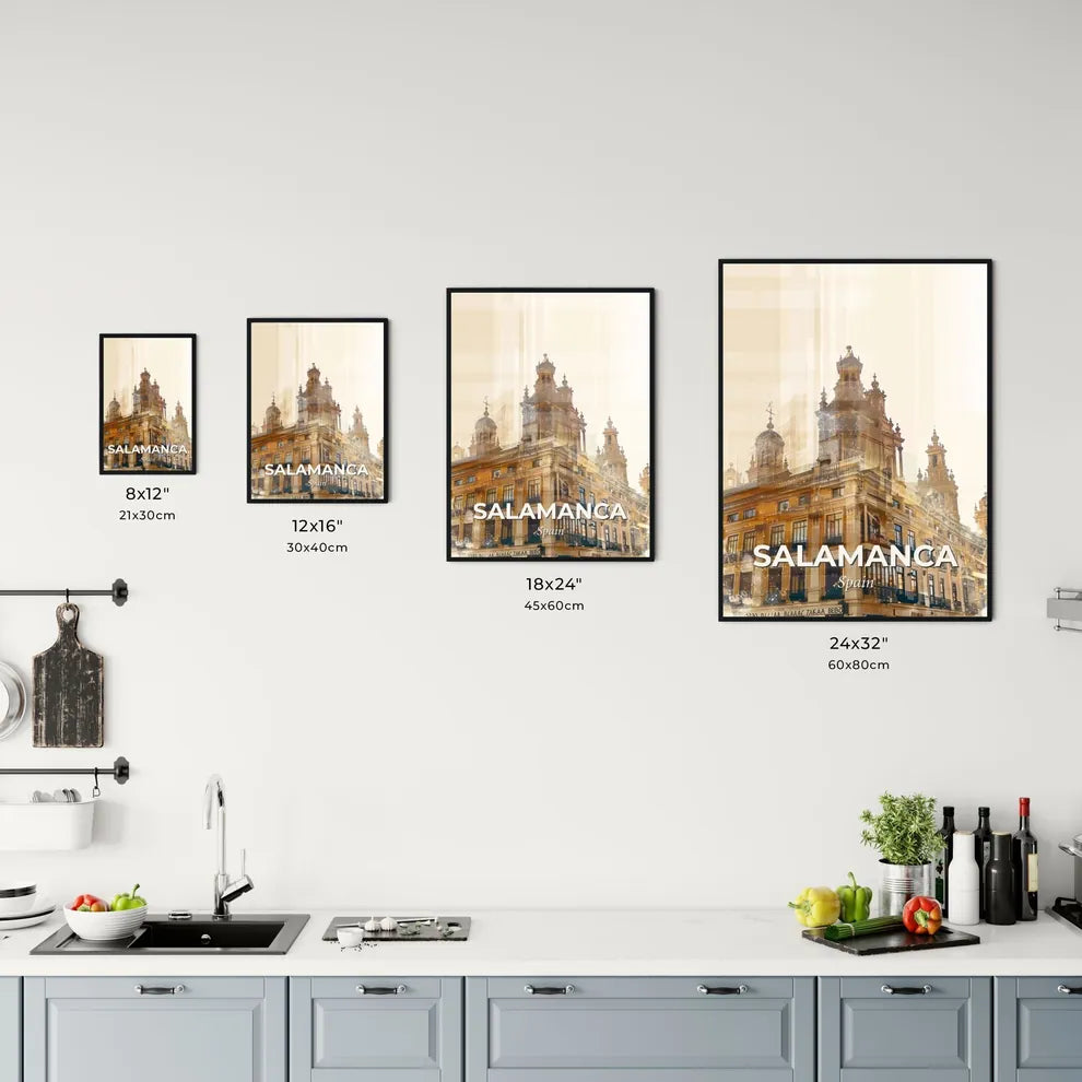 Salamanca Skyline Double Exposure Composite Art Office Art