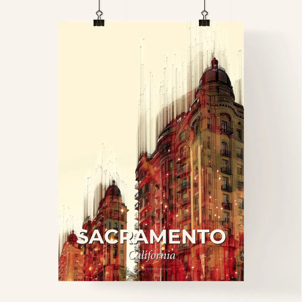 Sacramento Skyline, Cityscapes and Architecture Poster