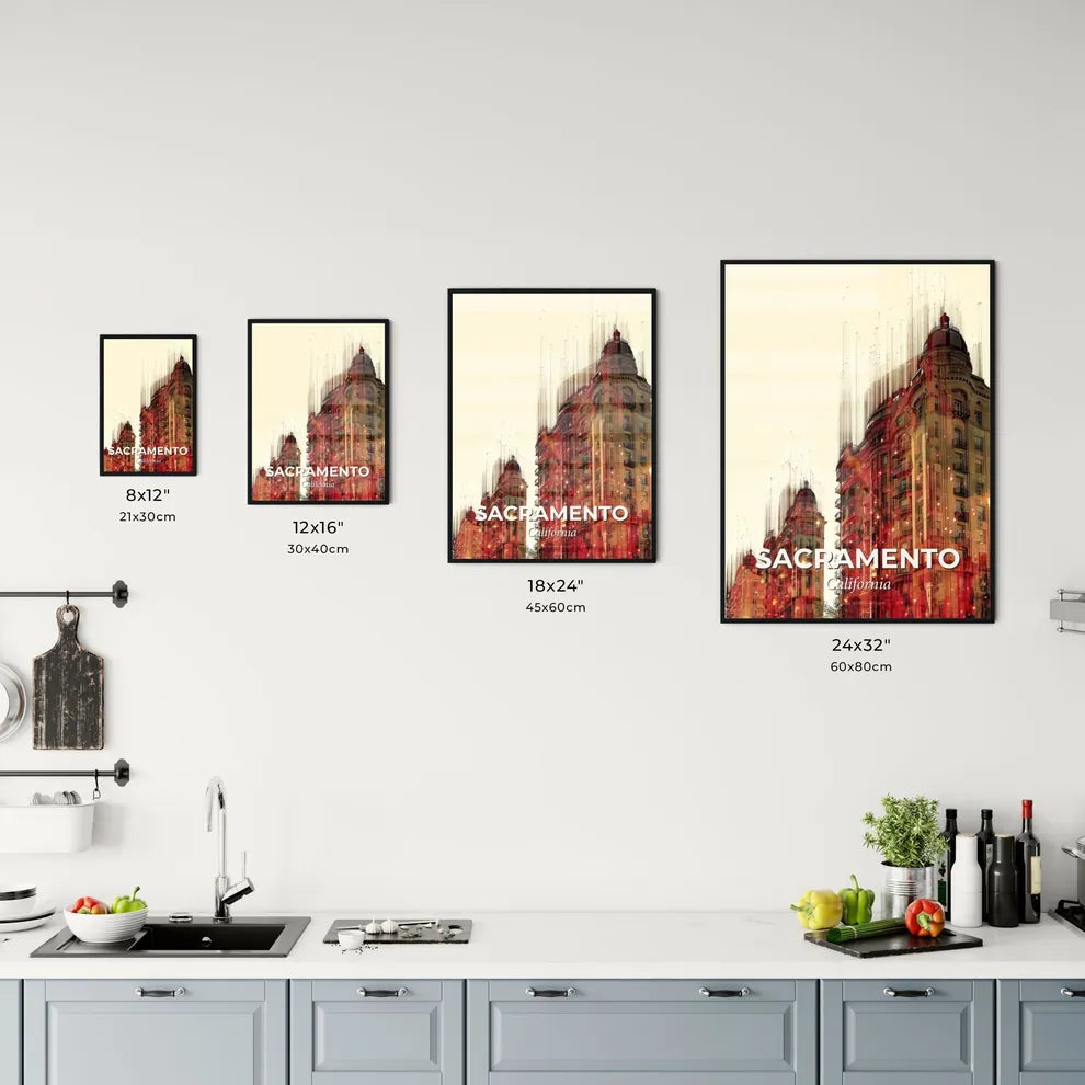 Sacramento Skyline, Cityscapes and Architecture Office Art