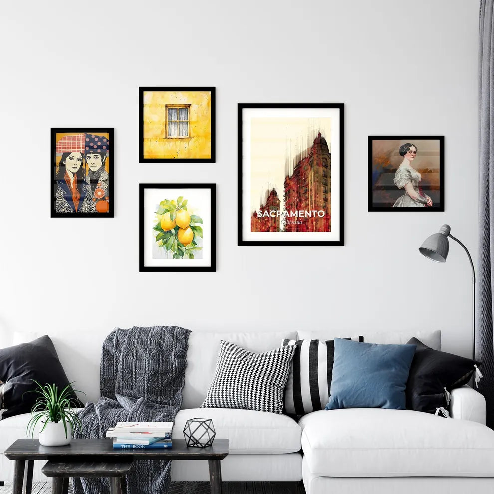 Sacramento Skyline, Cityscapes and Architecture Wall Art