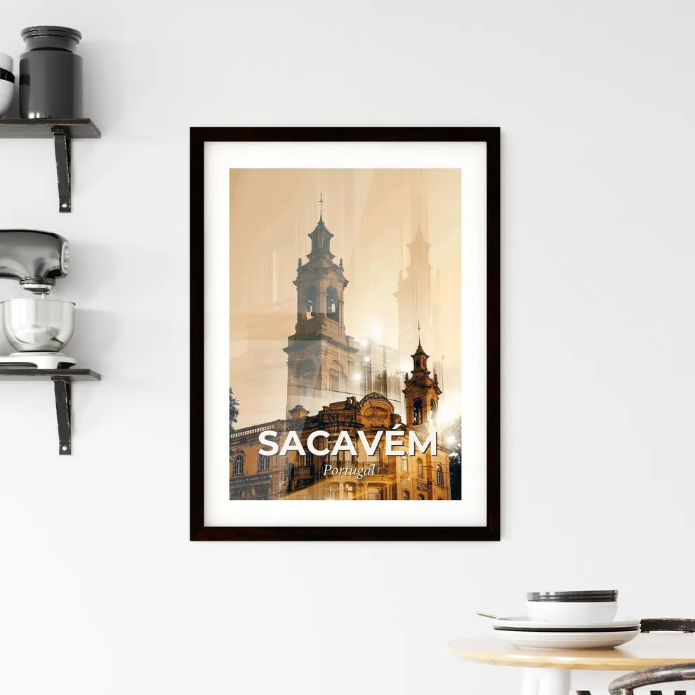 Sacavém Skyline Composite Art Print Framed Print