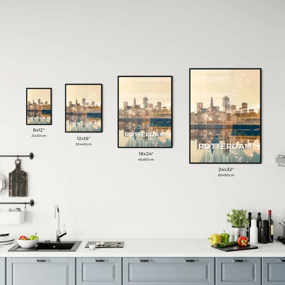 Rotterdam City Canvas Art Skyline Dream Office Art