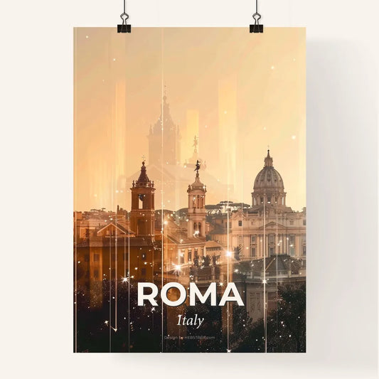 Rome: City of Lights in Dual Perspective Poster