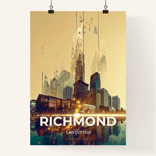 Richmond Symphony of Icons Skyline Poster