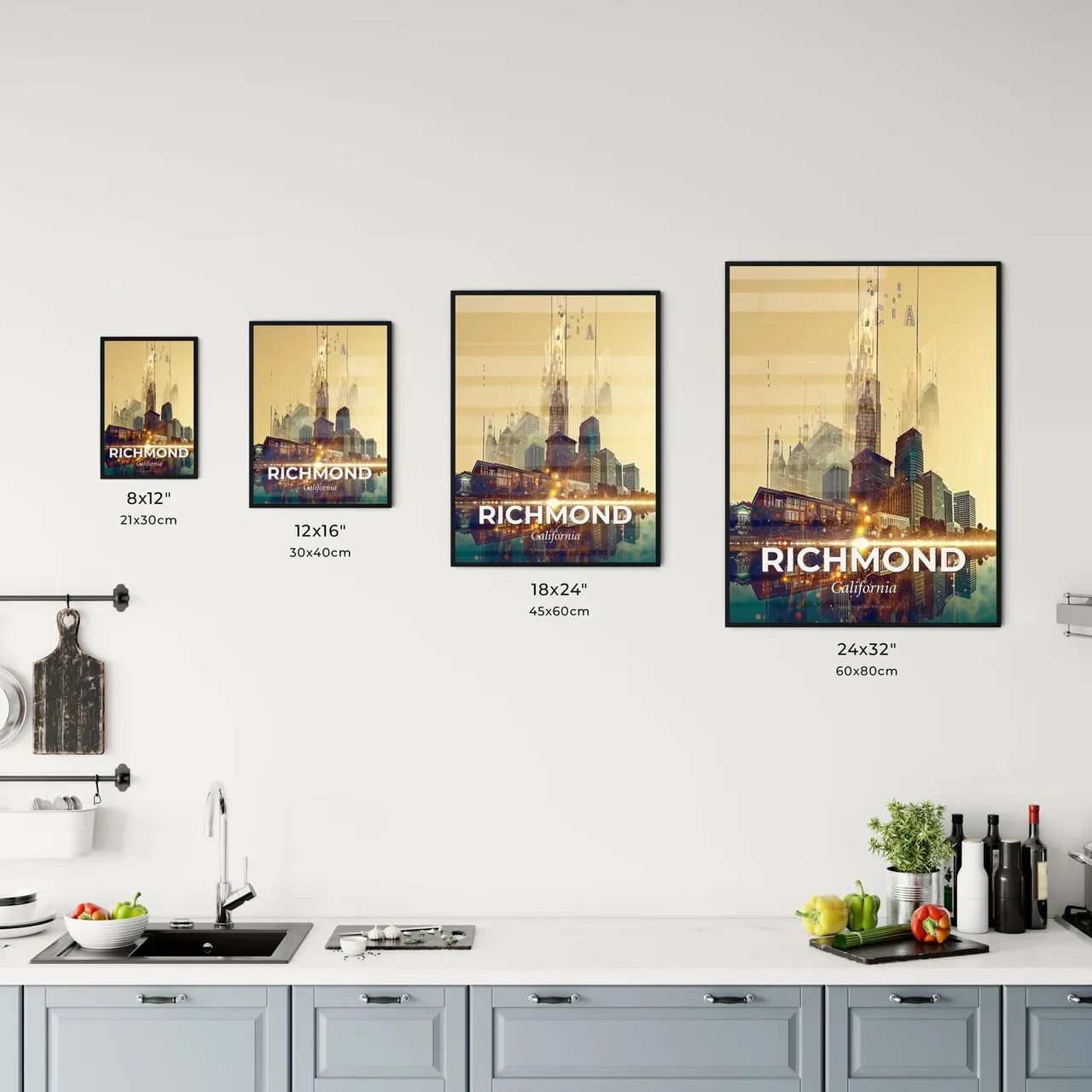 Richmond Symphony of Icons Skyline Office Art