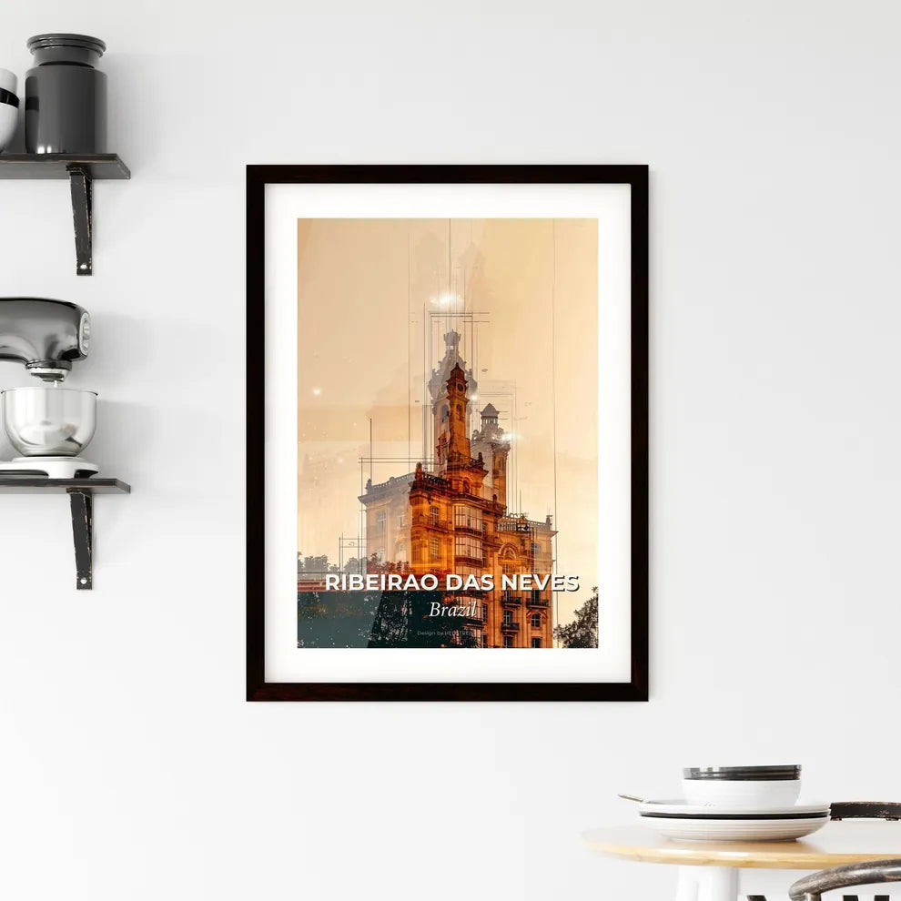 Ribeirao das Neves: City Skyline Composite Framed Print