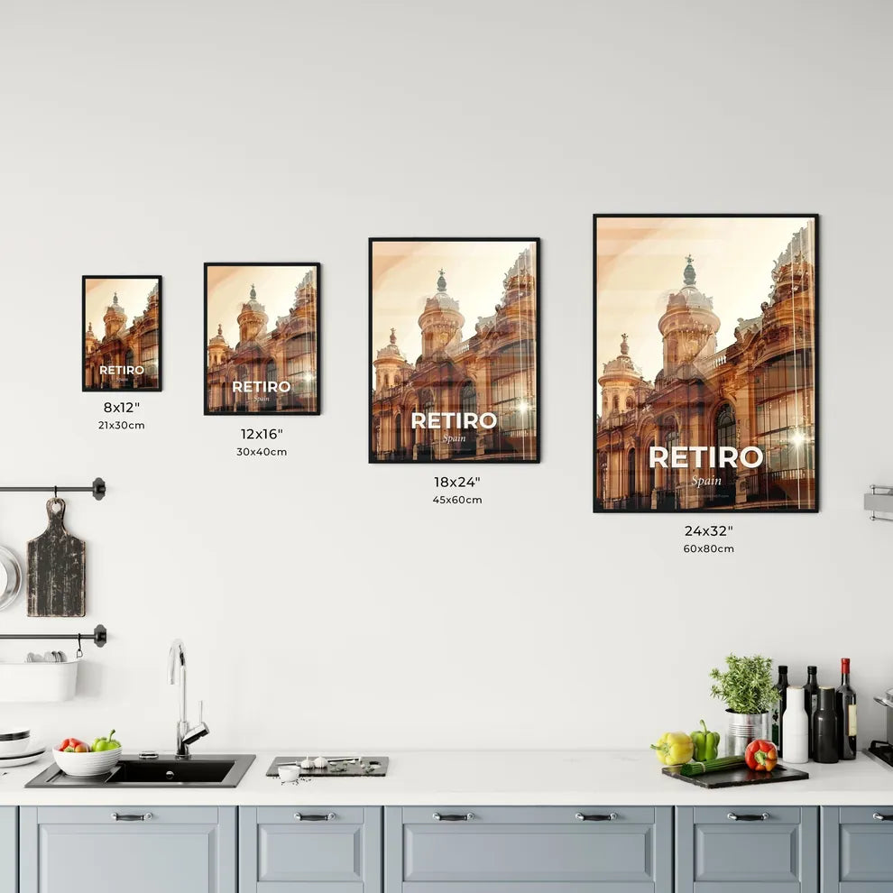 Retiro's Cityscape's Colorful Sparkles Office Art