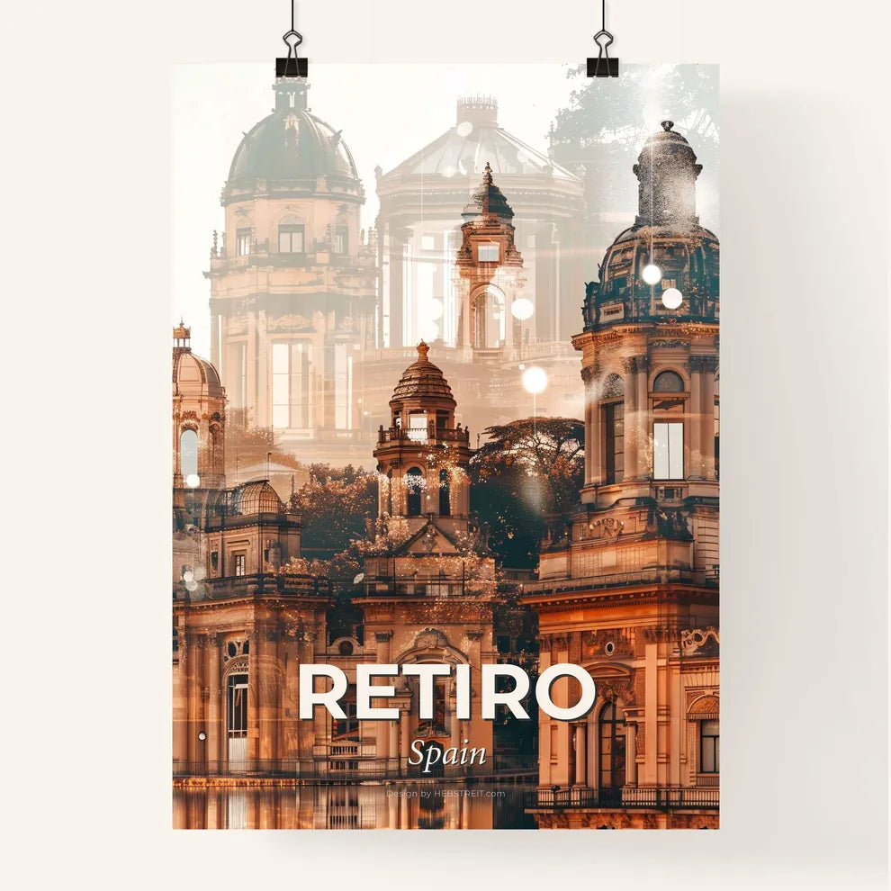 Tranquil Retiro City Lights Skyline Dreaming Poster