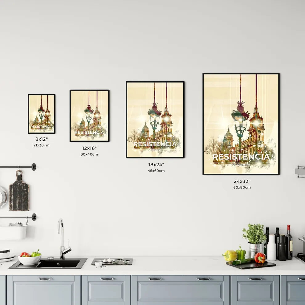 Resistencia Skyline Composite Art Poster Office Art