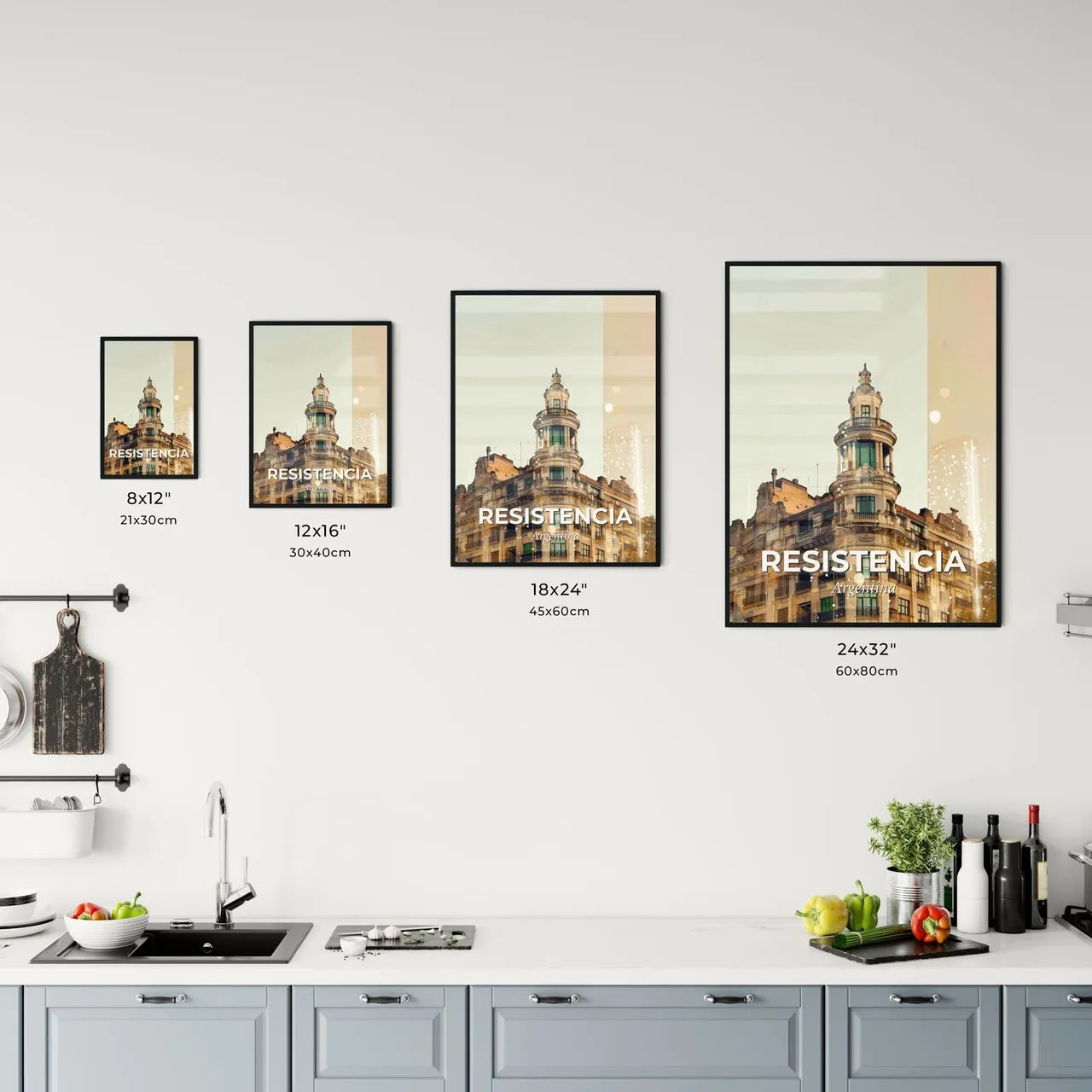 Resistencia Skyline Argentina Poster Art Office Art