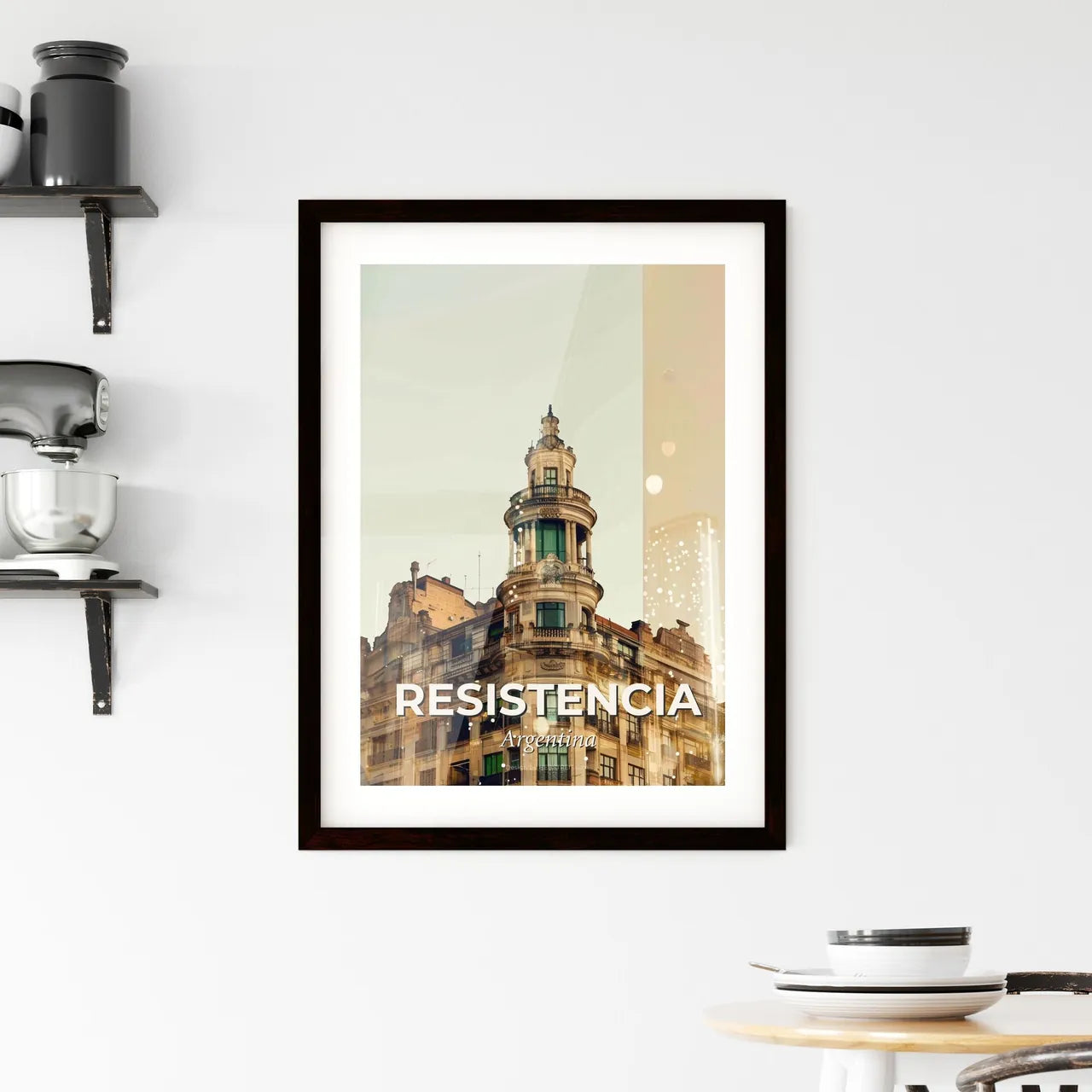 Resistencia Skyline Argentina Poster Art Framed Print