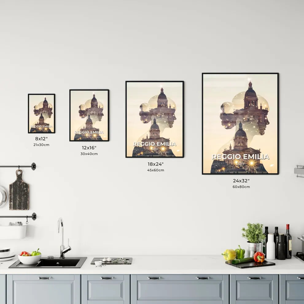 Reggio Emilia Urban Beauty Skyline Poster Office Art