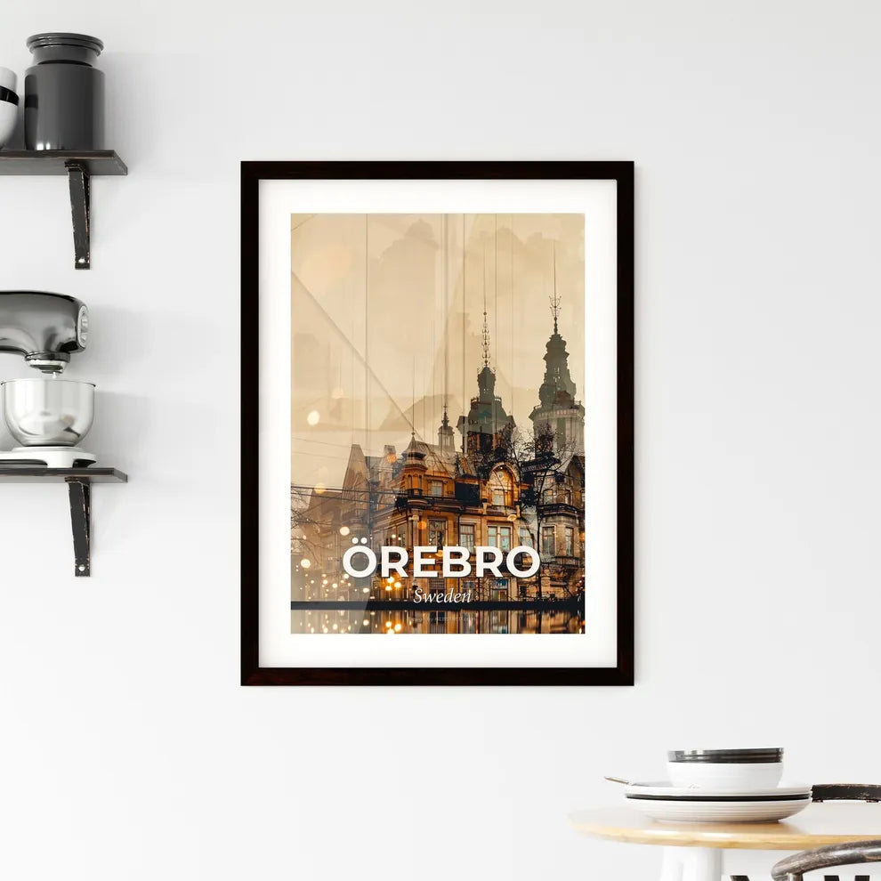 Örebro Skyline – Architecture and Cityscape Print Framed Print