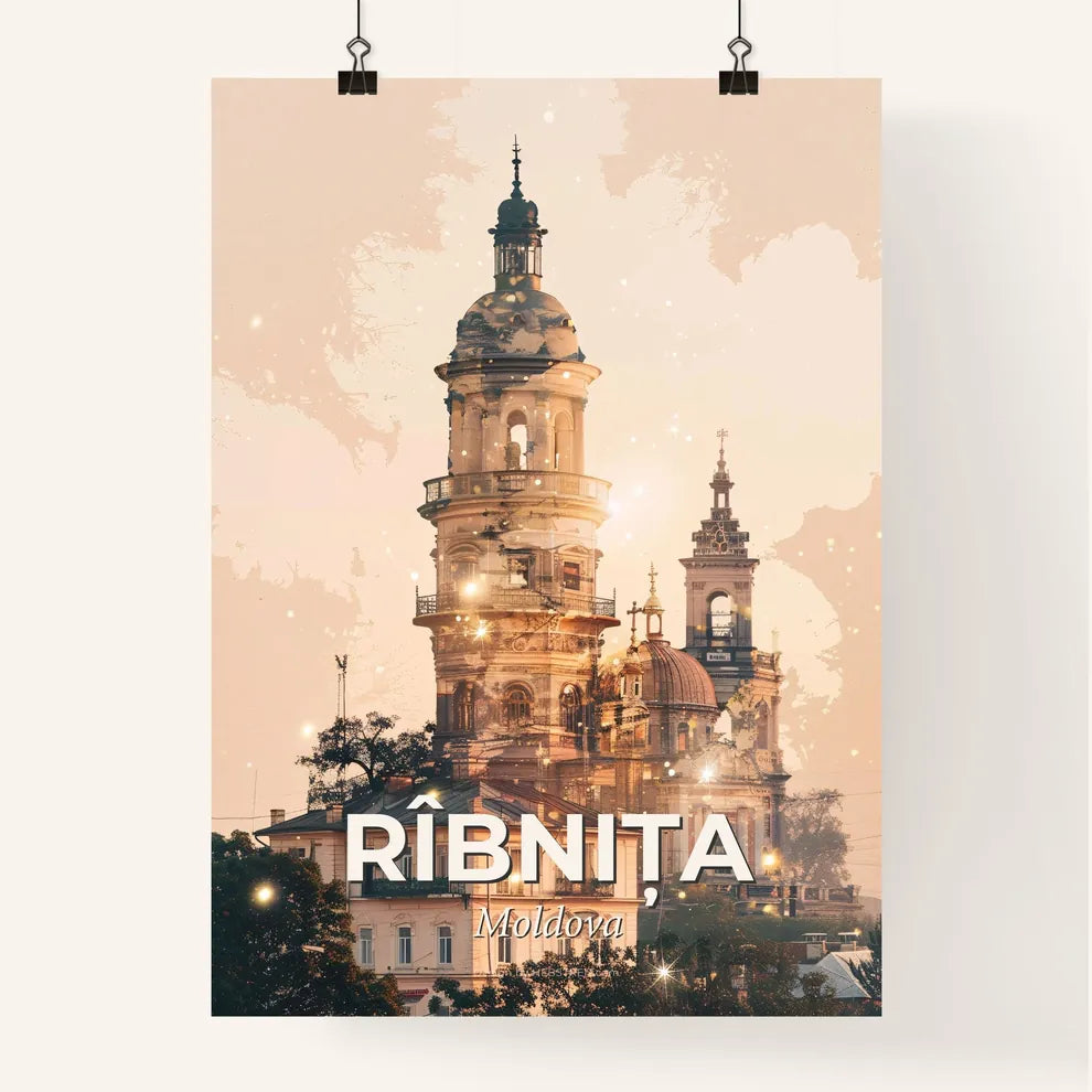 Ribnita, Moldova: City Canvas Symphony Poster