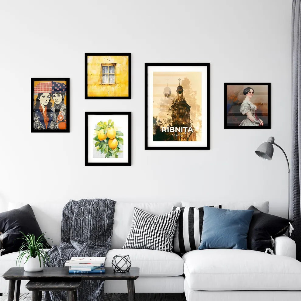 Rîbnița City Skyline Architecture Poster Wall Art