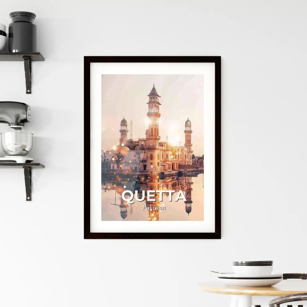 Quetta Skyline Canvas Wall Art Décor Framed Print