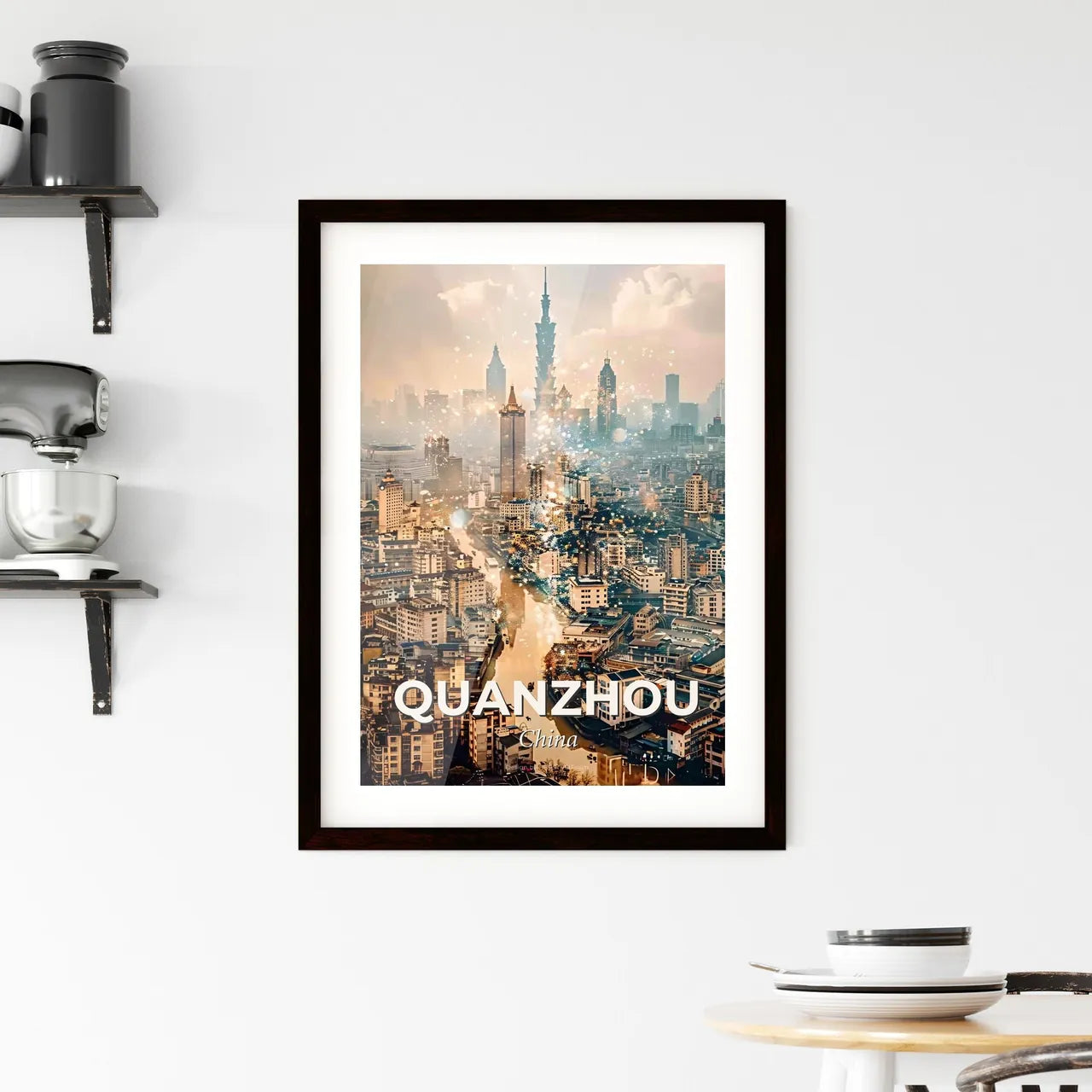 Quanzhou: Mystical Lights of the Ancient City Framed Print