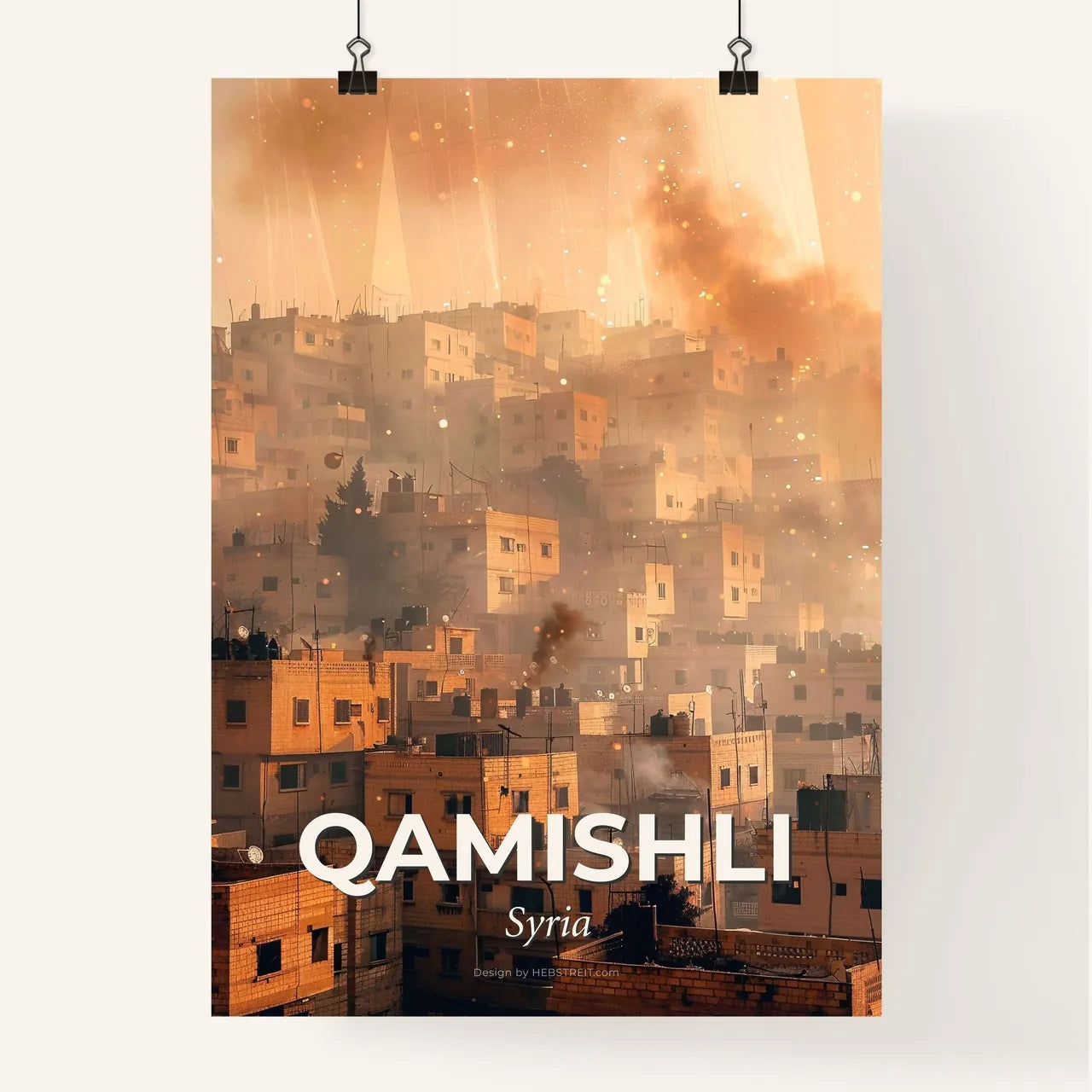 Qamishli Skyline Poster