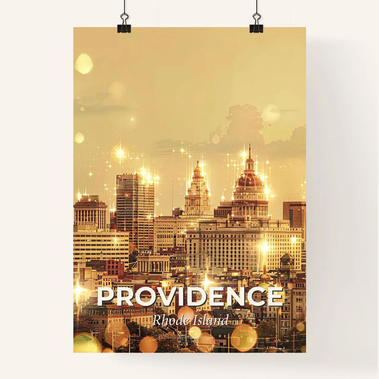 Providence Canvas City Sparks Poster