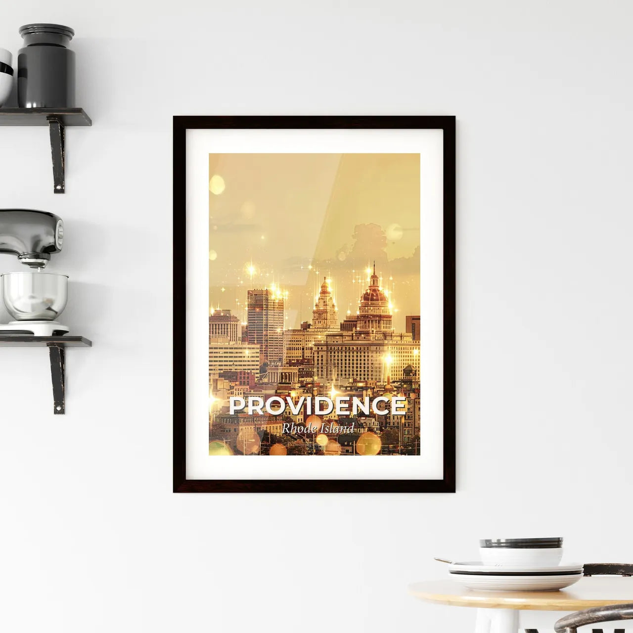 Providence Canvas City Sparks Framed Print