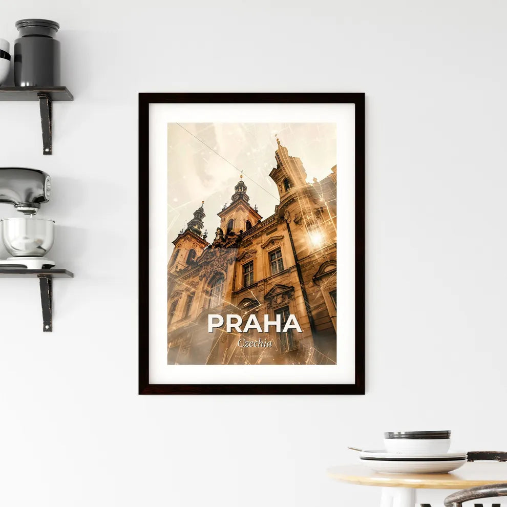 Prague Cityscape Framed Print