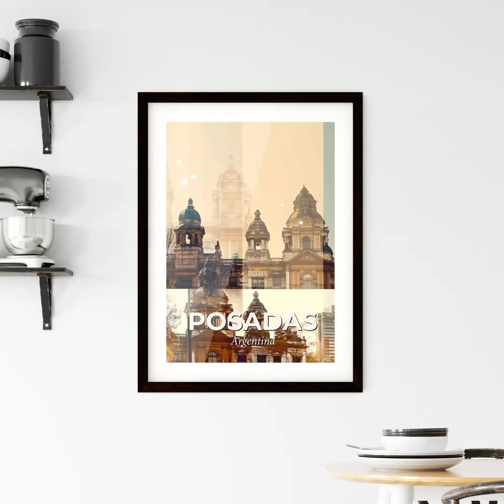 Posadas Cityscape Multiexposure Art Framed Print