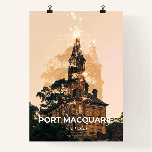 Port Macquarie Skyline Art Poster