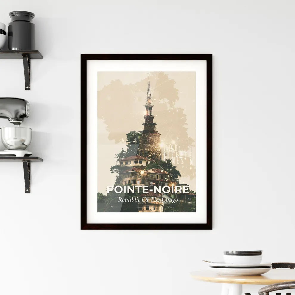 Point Framed Print