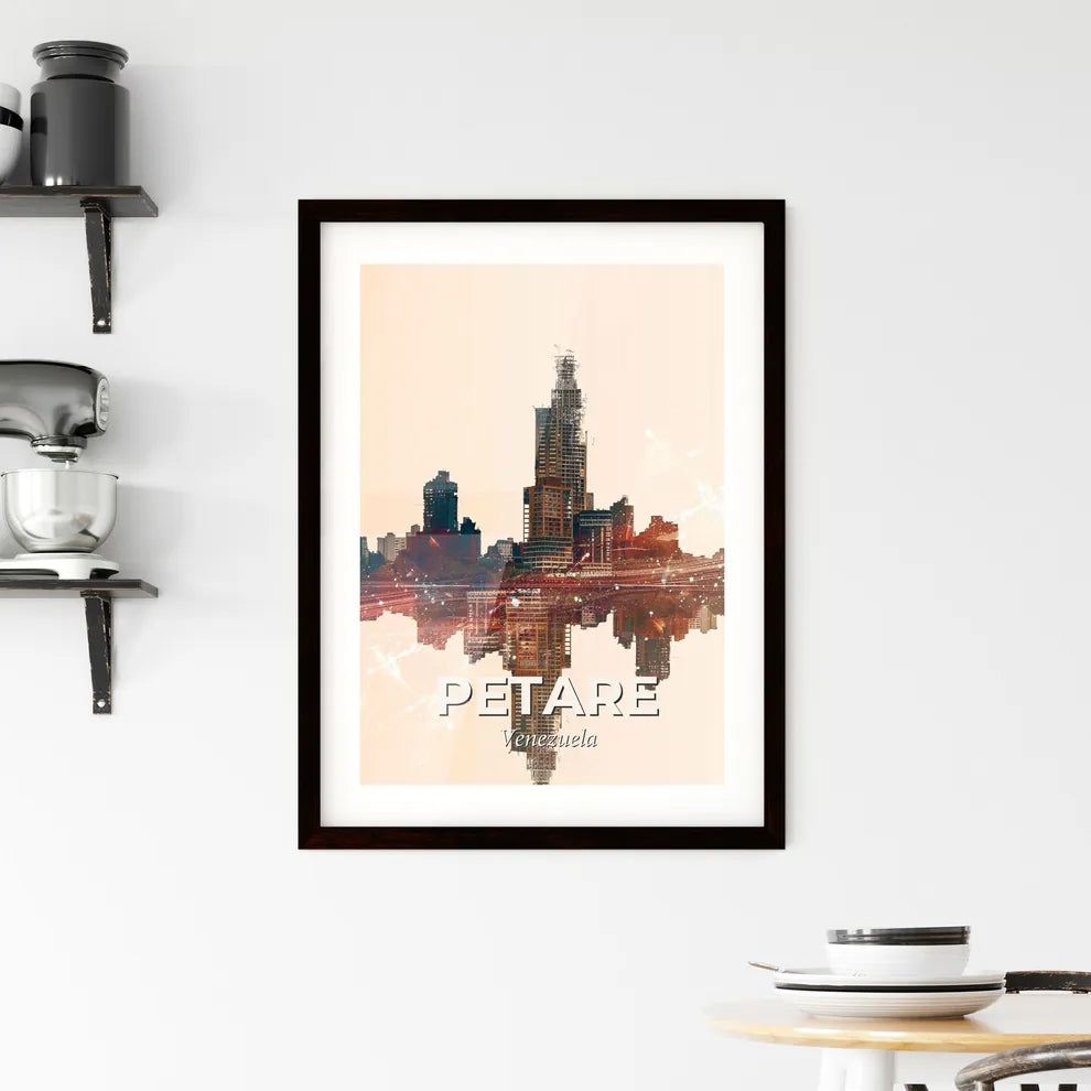 Petare, Venezuela: Icons in Double Exposure Dream Framed Print