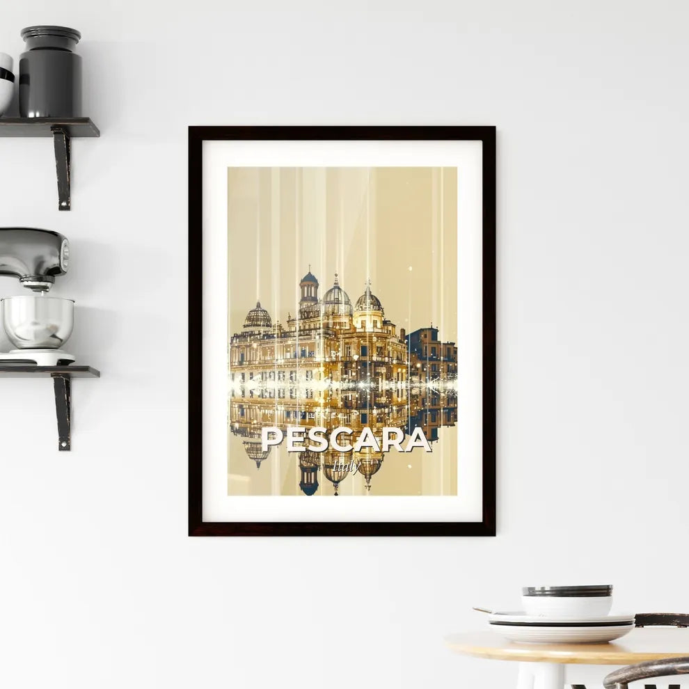 Pescara: The City of Double Exposure Dreams Framed Print