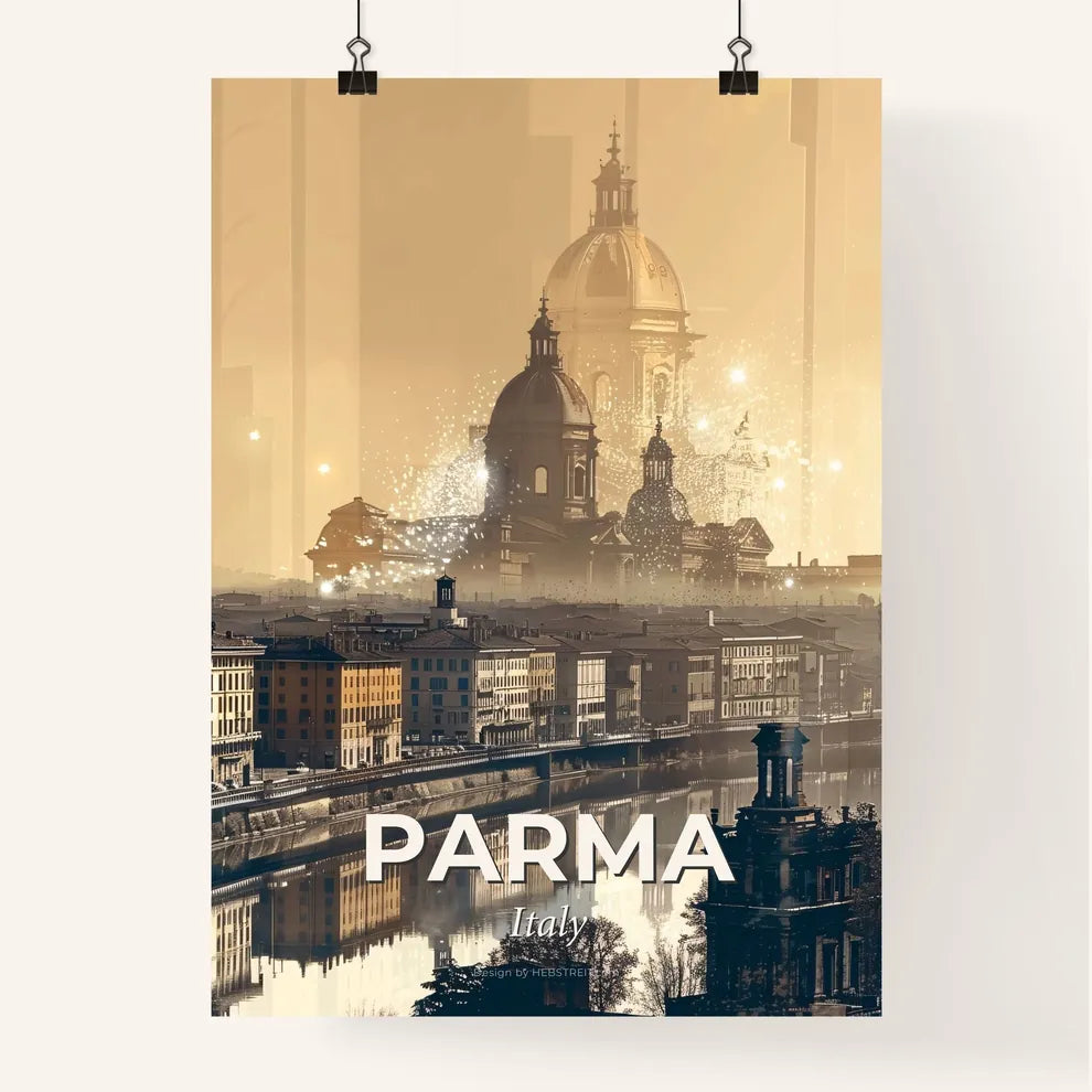Parma Italy Cityscape Canvas Special Art Composite Poster
