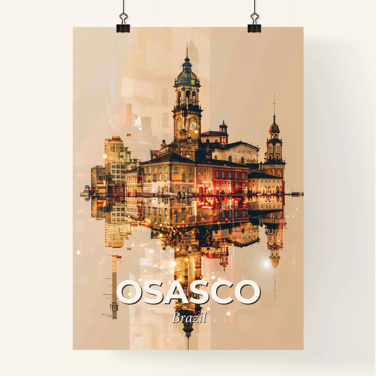 Osasco Skyline Art Poster