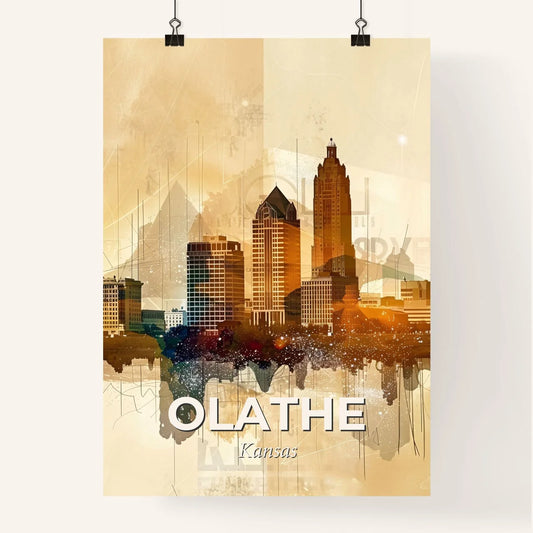 Olathe: City Lights and Local Landmarks Poster