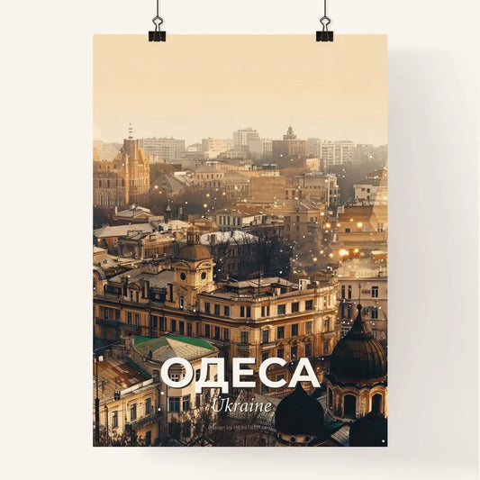 Odessa's City Symphony in Pastel Poster