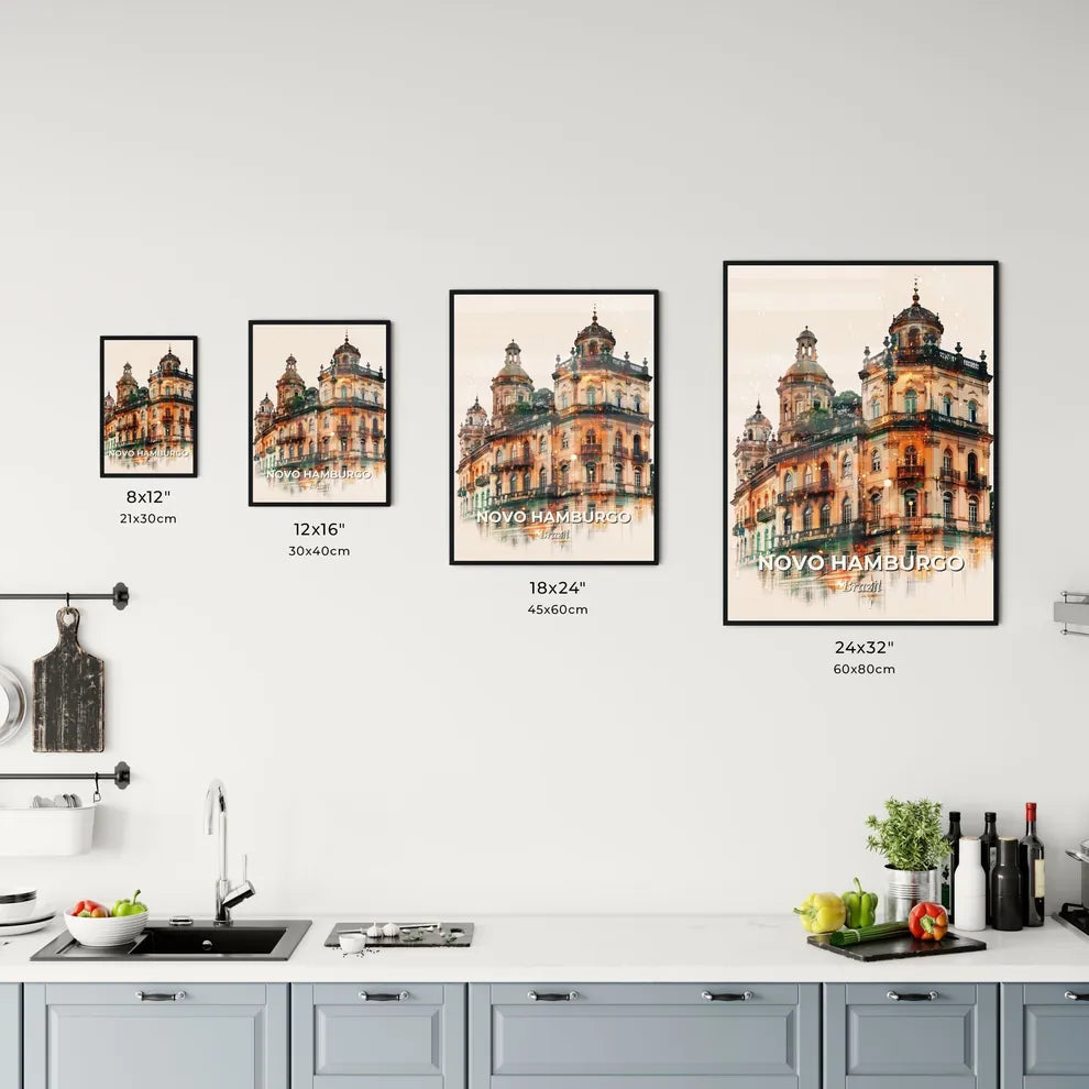 Novo Hamburgo Skyline Cityscape Architecture Art Office Art