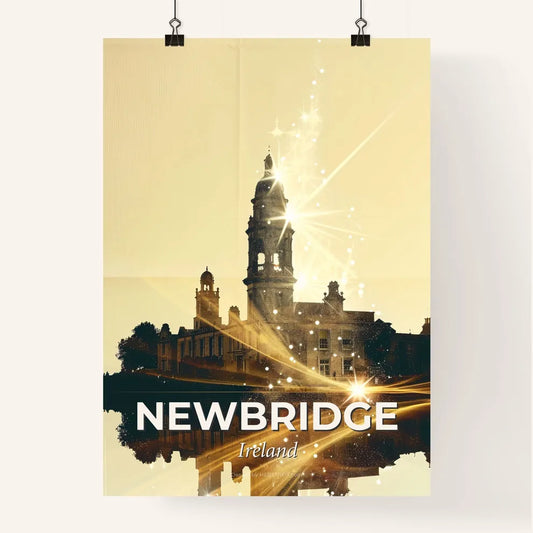 Newbridge Double Exposure Cityscape Art Poster