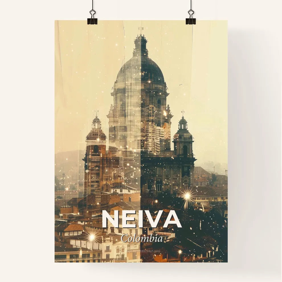 Neiva, Colombia Cityscape Poster Art Poster